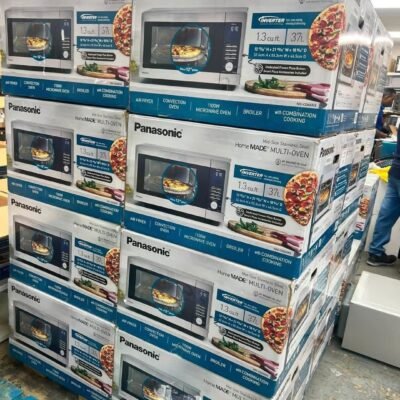 Microwave and vacuum cleaner